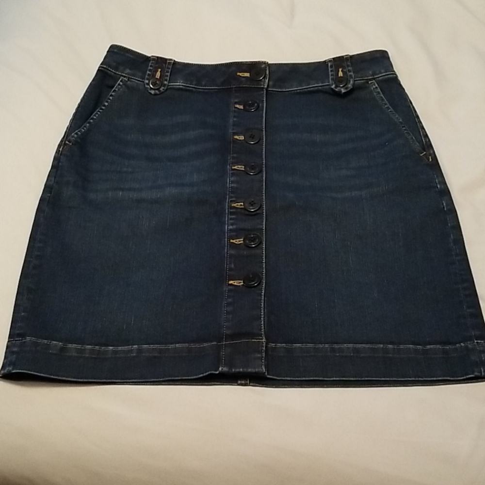Talbots Jean skirt